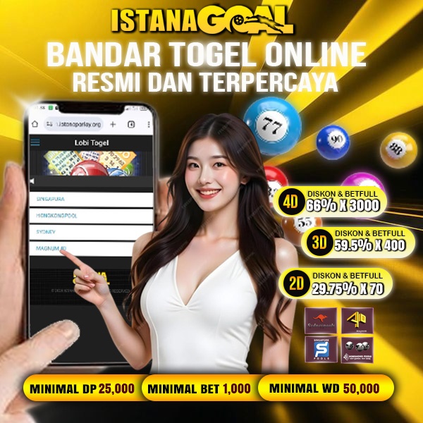 ISTANAGOAL: Situs Toto 4D Agen Togel Terpercaya Gampang Tembus 4 Angka Bocoran Togel Online - Istanagoal